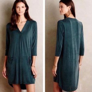 Teal Dolan dress from Anthropologie